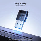 UGREEN Bluetooth 5.4 Adapter, USB Bluetooth Dongle for PC, Plug & Play