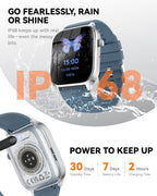 Smart Watch for Men Women- Answer/Make Call, 2026 IP68 Waterproof Fitness Tracker Watch with Sleep Step Counter Activity Smartwatch for Samsung Android iPhone iOS (Deep Burgundy, 1.83)