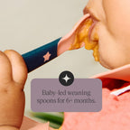 Tommee Tippee Easigrip Self-Feeding Weaning Spoons 6m+ Chunky Handles