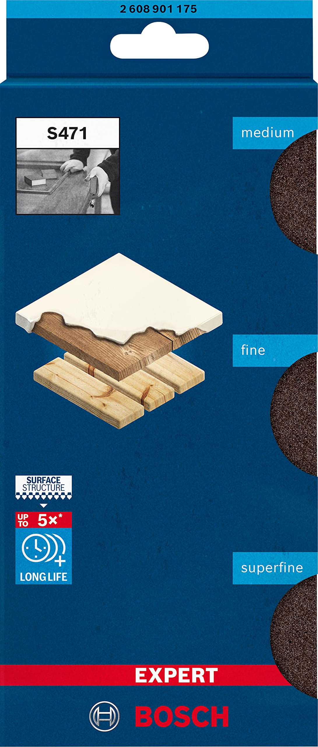 Bosch 1x Expert S471 Standard Sanding Block