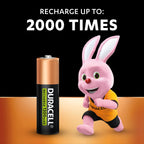 DURACELL AAA Rechargeable Batteries (4 Pack) 1.2V, 750 mAh NiMH