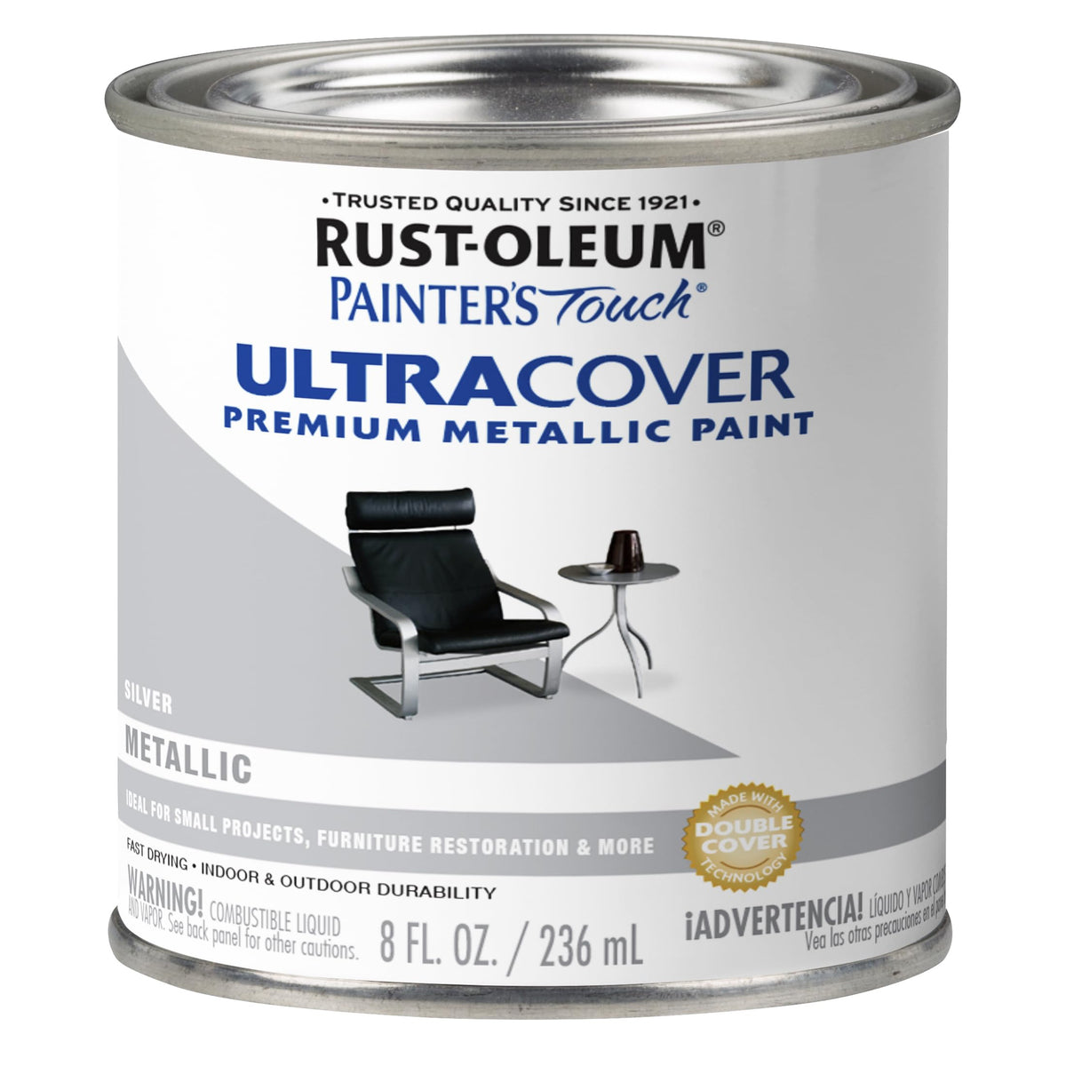 Rust-Oleum Painter's Touch Latex Brush-On Paint, Flat Black