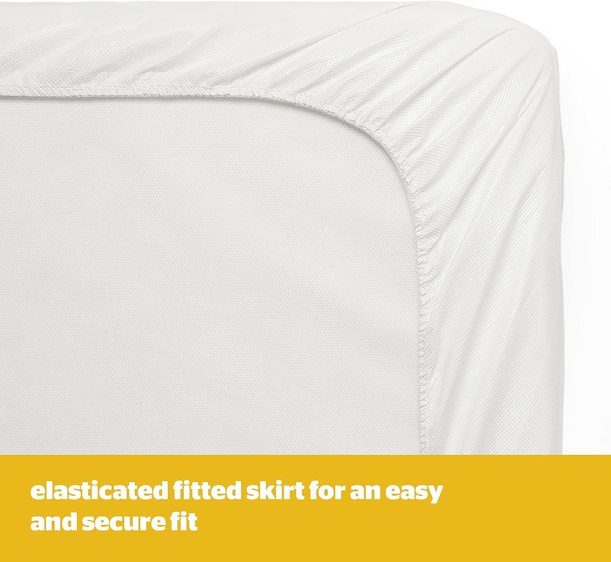 Silentnight Safe Nights Cot Bed Waterproof Mattress Protector 140 x 70 cm - Quilted Toddler Bed Protector Pad Anti-Allergy Soft Touch Breathable Comfortable - Machine Washable - 140 x 70cm