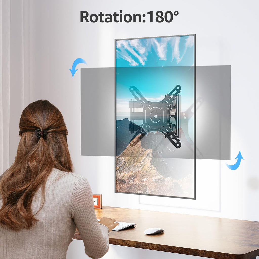 MOUNTUP 550 mm Long Arm TV Wall Bracket for 14–42 Inch TVs & Monitors