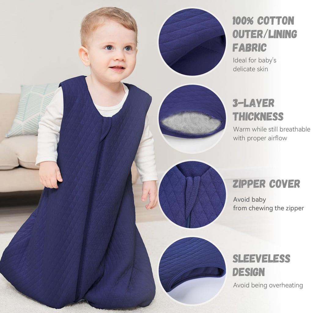 Yoofoss Baby Sleeping Bag 2.5 Tog 12-18 Months Grey