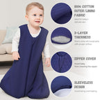 Yoofoss Baby Sleeping Bag 2.5 Tog 12-18 Months Grey