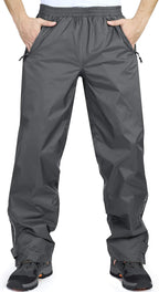 33,000ft Men's Waterproof Trousers Lightweight Breathable Rain Overtrousers