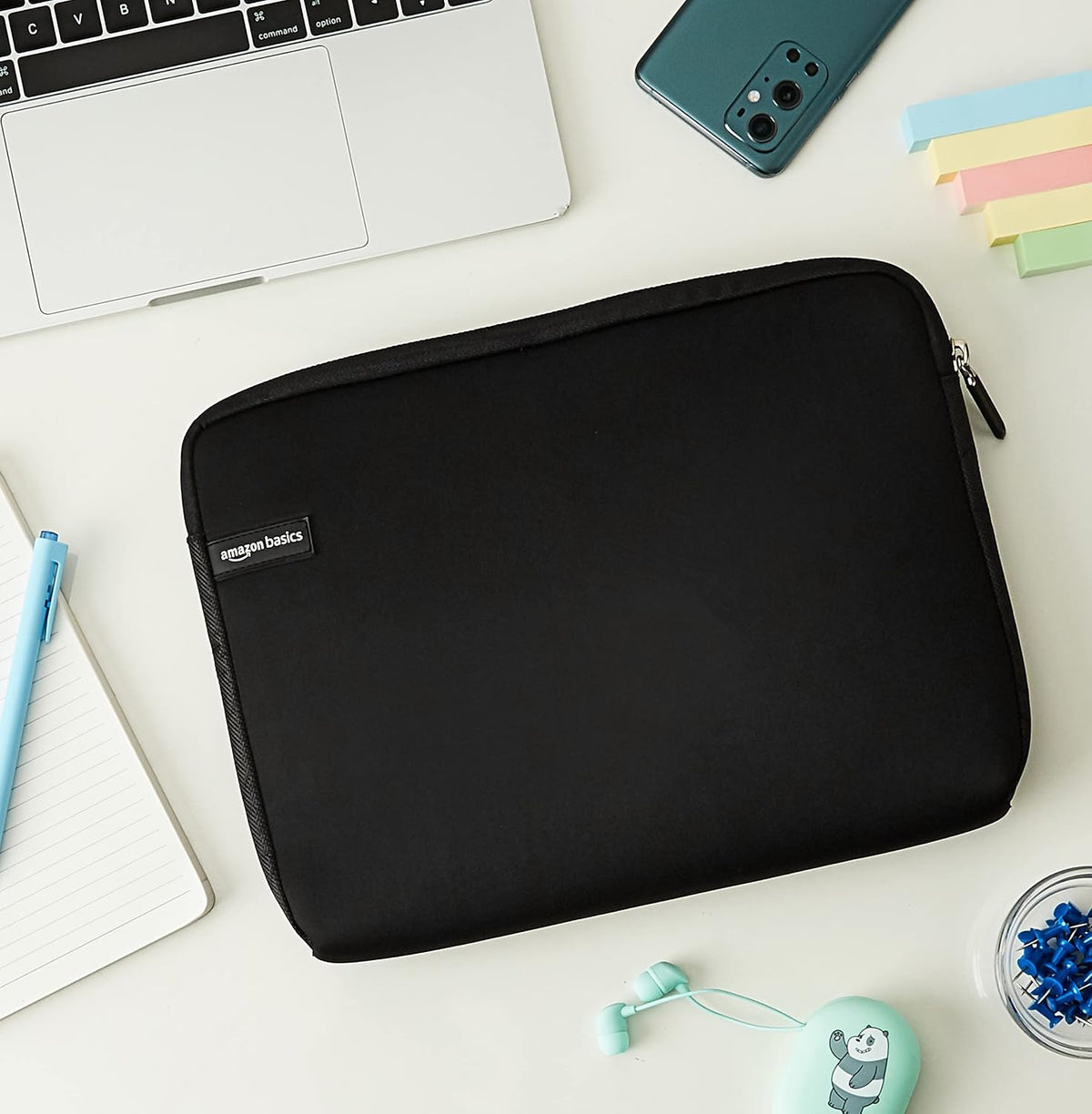 Amazon Basics 29.5 cm Laptop Sleeve Case in Black