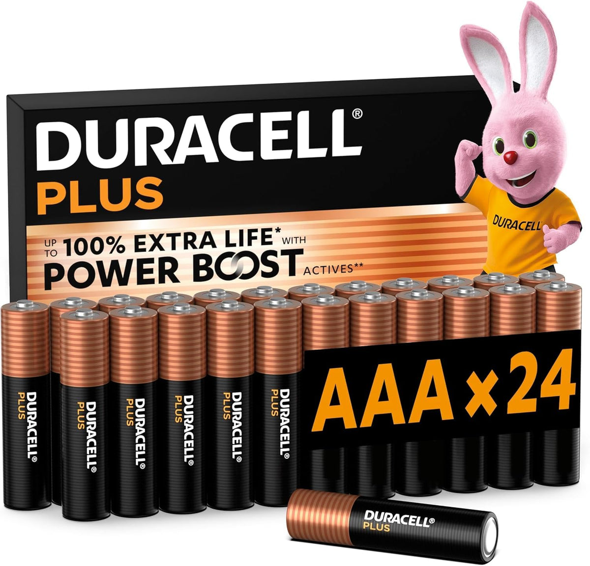 DURACELL Plus AAA Alkaline Batteries (30 Pack) 1.5V, LR03