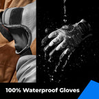 toolant 100% Waterproof Winter Work Gloves, Thermal Insulation with Grip