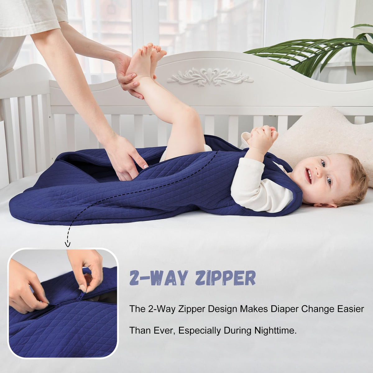 Yoofoss Baby Sleeping Bag 2.5 Tog 12-18 Months Grey