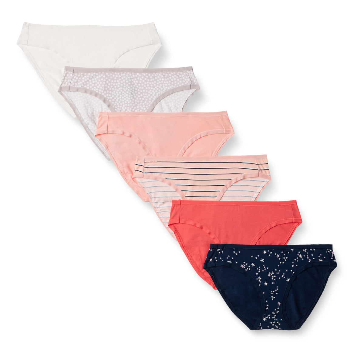 Amazon Essentials Women's Cotton Bikini Brief Underwear (Available in Plus Size)
