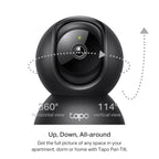 Tapo C201 Full HD Pan/Tilt Indoor Security Camera Pet Camera House Security