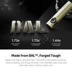 OLIGHT ArkPro Ultra Rechargeable Flat EDC Flashlight,1700Lumens,Onyx Black