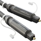 KabelDirekt – Optical Audio TOSLINK Cable – 1.5m – Soundbar