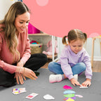 kidoola Foam Baby Play Mat (29x29cm) – Thick & Soft EVA Foam Interlocking Floor Tile Matting for Children – Large Multi Colour, Safe & Comfortable 7mm Thick Play Flooring (27pc)