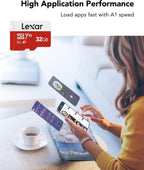 Lexar 32GB Micro SD Card E Series, microSDHC UHS-I Flash Memory Card with Adapter - Up to 100MB/s, A1, U1, Class10, V10, High Speed TF Card