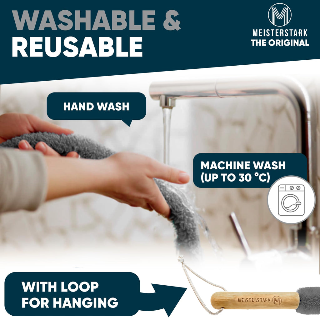 THE ORIGINAL Radiator Cleaner Brush 115cmI Long Radiator Brush for Cleaning
