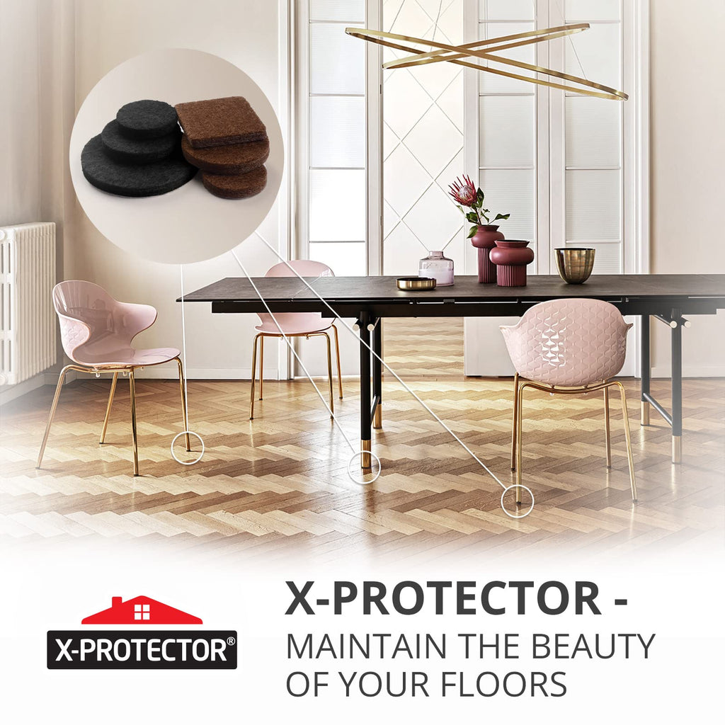 Felt Furniture Pads X-PROTECTOR 133 PCS Premium Furniture Pads - Felt Pads