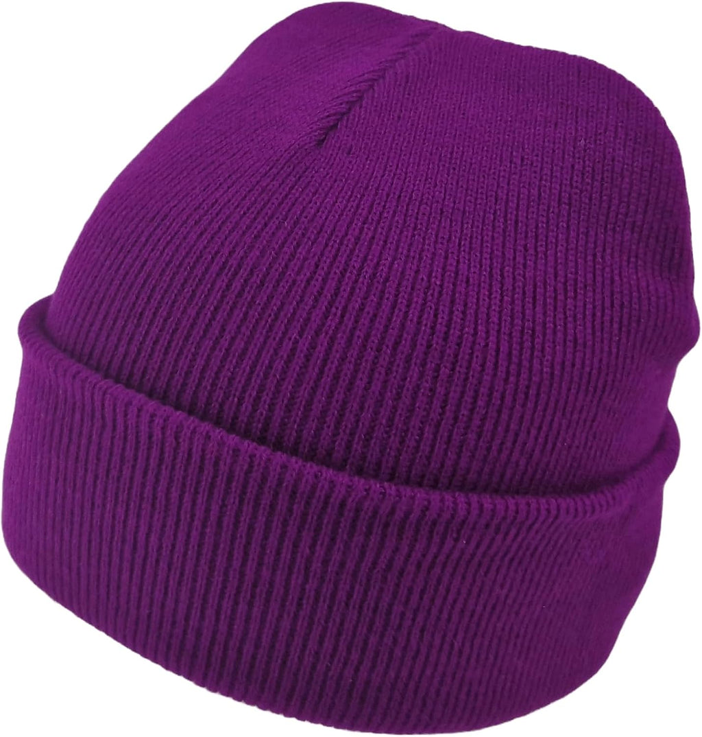 Beanie Hat Plain Soft Comfortable Casual for Men Women Warm Knitted Winter Woolly Skully Ski Headwear Stretchy Thermal Unisex Cap Perfect for Daily Wear Outdoor Sports and Hiking