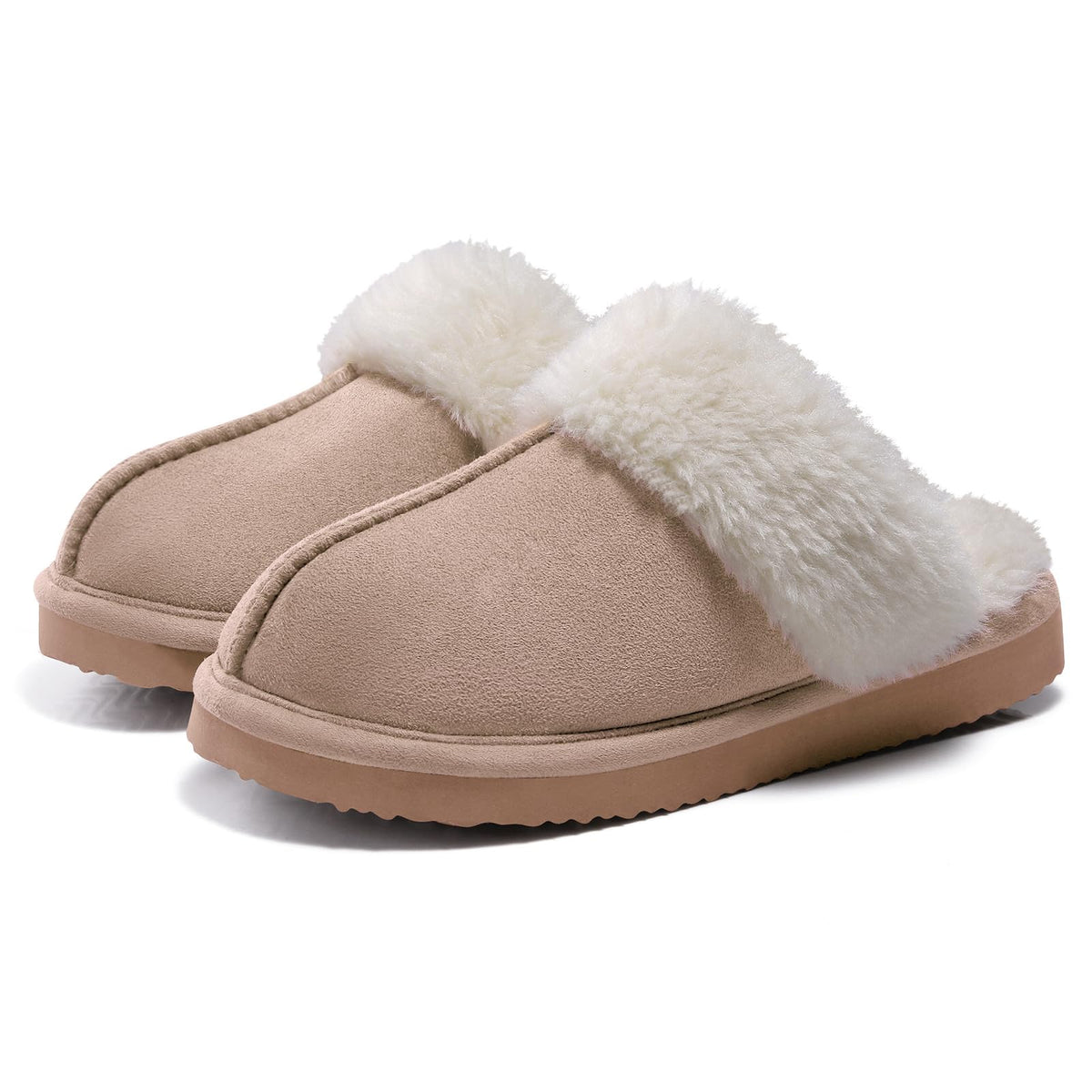 Litfun Women's Fluffy Memory Foam Slippers House Shoes Indoor