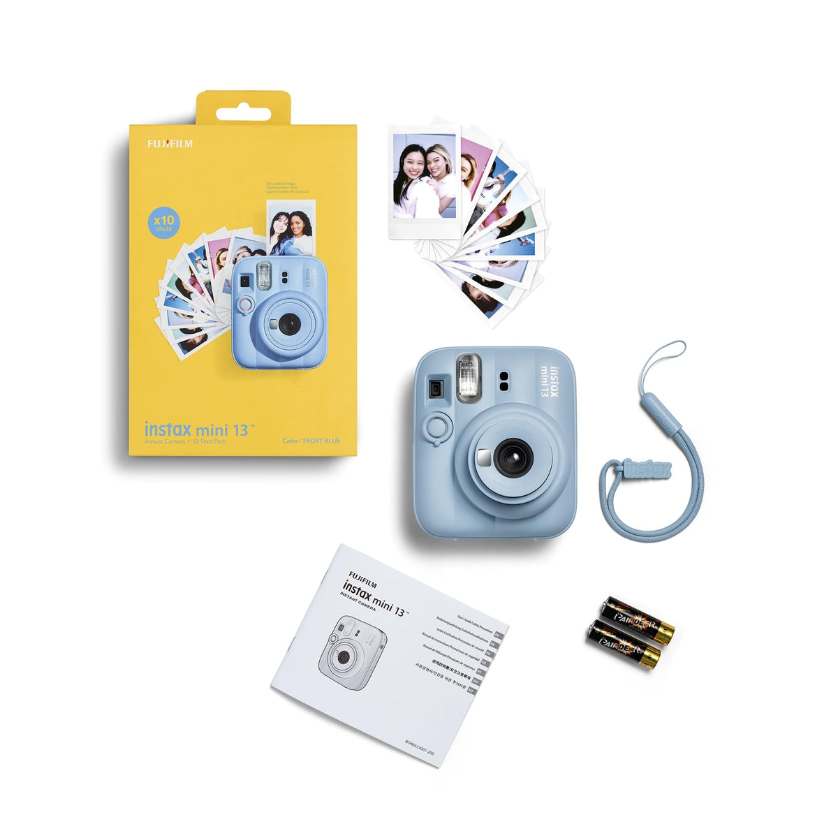 instax mini 13 instant camera, Frost Blue