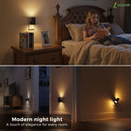 L LOHAS LED Night Light Plug in, Night Lights Plug into Wall, Soft White
