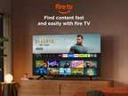 TCL 32SF560-UK 32 Inch Full HD QLED HDR Smart TV with Fire TV Press & Ask Alexa, Metallic Bezel-Less Design