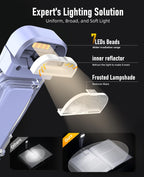 HIONXMGA Book Light,Rechargeable Reading Light for Books in Bed at Night