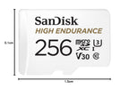 SANDISK MAX Endurance microSD Card + Adapter 128GB