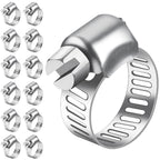 Bolatus Hose Clips 6-51 mm, 22 Pcs Hose Clamp Stainless Steel 304