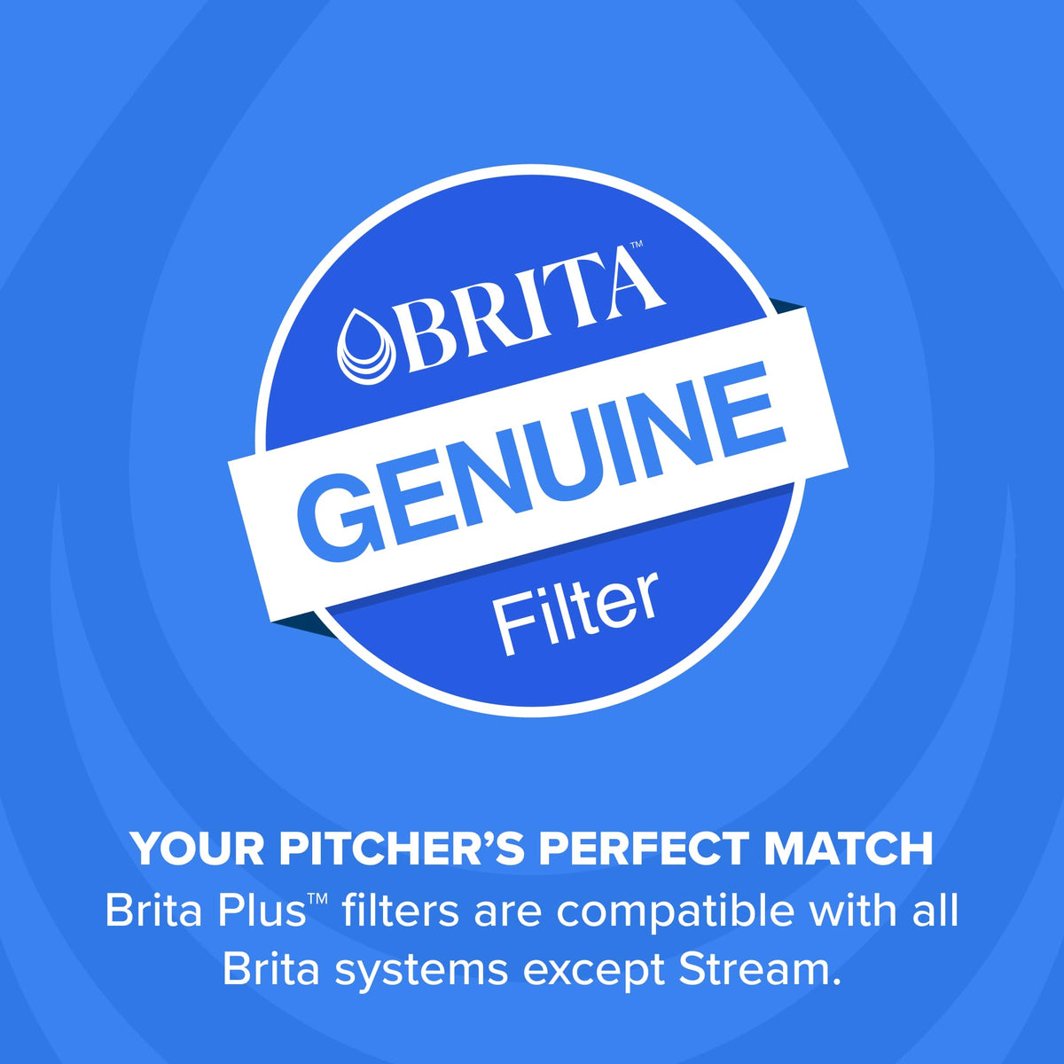 Brita Standard Pitcher and Dispenser Replacement Water Filters, White, 4