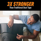 Gorilla Tape Black 11m - Heavy Duty Duct Tape, Hand-Tearable & Extra Strong