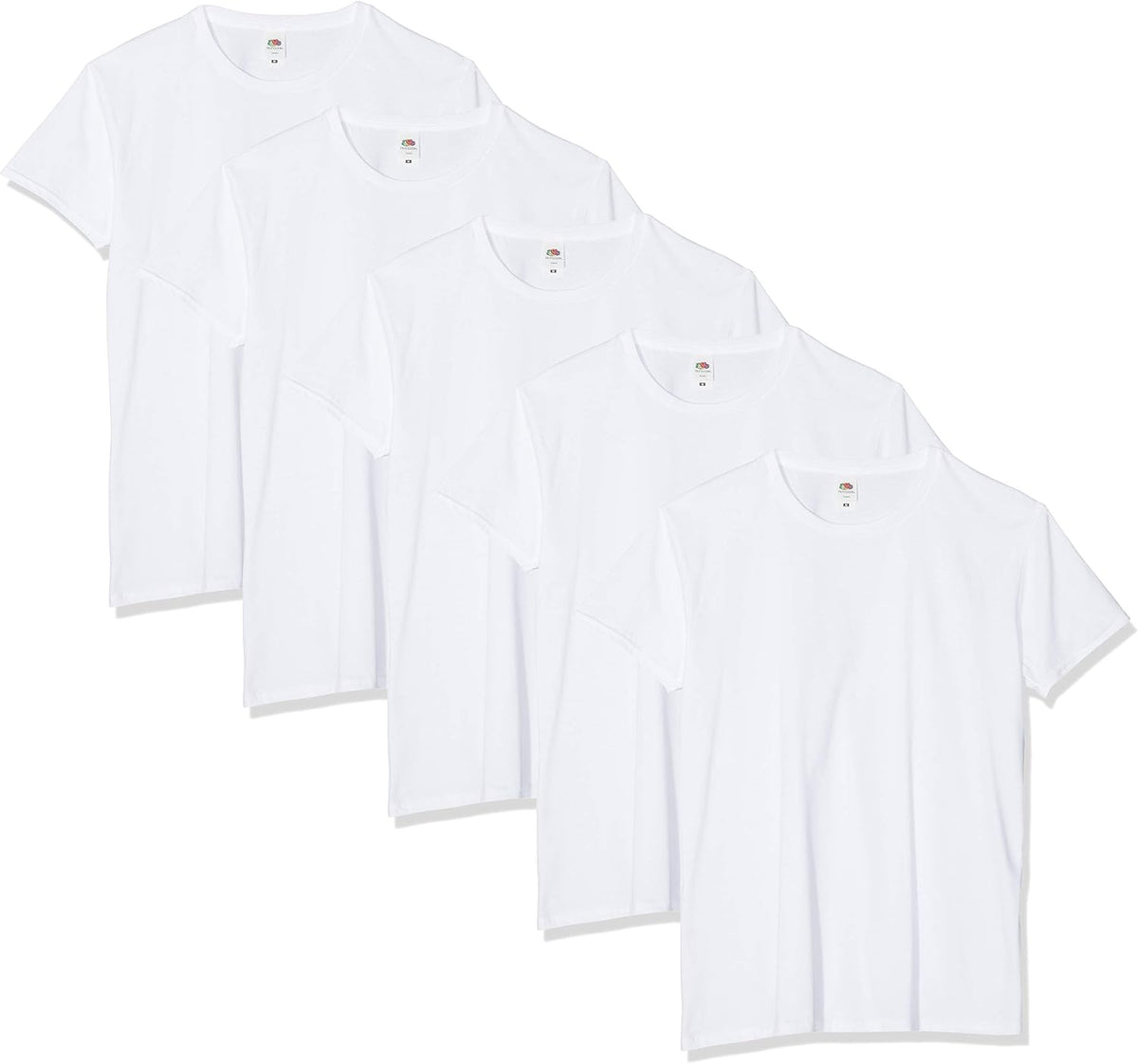Fruit of the Loom Men's T-Shirt Iconic Tee, Lightweight Ringspun Tee, 5 Pack