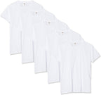 Fruit of the Loom Men's T-Shirt Iconic Tee, Lightweight Ringspun Tee, 5 Pack