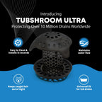 TubShroom Ultra Revolutionary Bath Tub Drain Protector Hair Catcher/Strainer/Snare, Stainless Steel, Stainless Combo