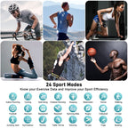 Motast Smart Watch, Fitness Tracker 1.69'' HD for Men Women