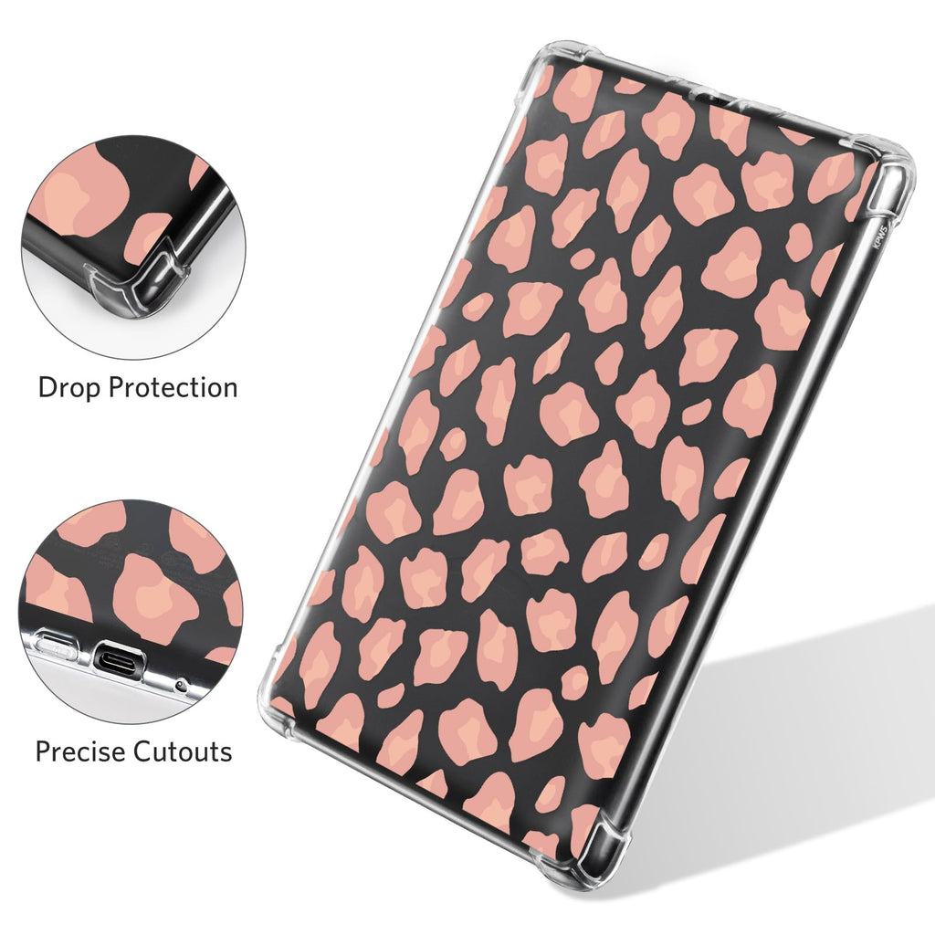 CoBak Clear Case for 6" Kindle 11th Generation 2024 and 2022 - Ultra-Slim Soft TPU Transparent Cover with Hand Strap, Lightweight & Durable Protection, Rose Gold