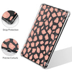 CoBak Clear Case for 6" Kindle 11th Generation 2024 and 2022 - Ultra-Slim Soft TPU Transparent Cover with Hand Strap, Lightweight & Durable Protection, Rose Gold