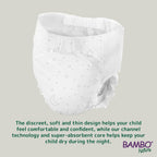 Bambo Nature Dreamy Night Pants Nappies, (Children Aged 8-15, 35-50kg), 10PK Pull Up Pants, Eco Nappies Keep Beds Dry All Night, Pull Ups Training Nappy, Secure, Comfortable, Potty Training