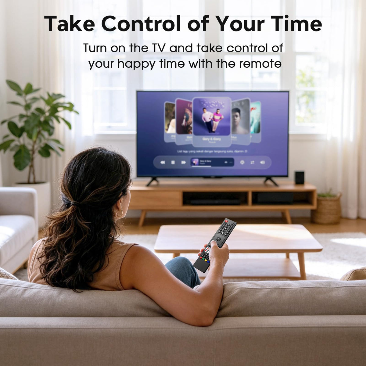for JVC-TV-Remote-Control, Universal Replacement RM-C3338 for JVC Smart TV