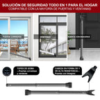 AceMining Door Security Bar, Patio Door Lock, 20-50 in