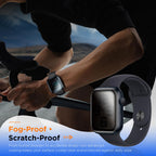 LK 6 Pack Screen Protector for Apple Watch Series 9 8 7 41mm/Series SE 6 5 4 40mm, Screen Protector Compatible for Apple Watch 40/41mm, High Definition, Bubble Free, Clear Flexible TPU Film