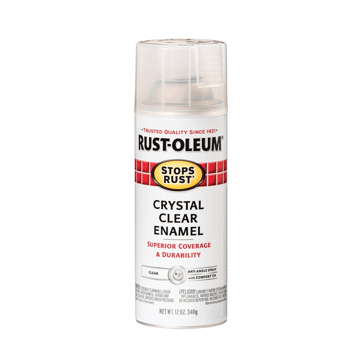Rust-Oleum 7776830 Stops Rust Spray Paint, 12 oz, Flat Black