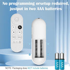 Replacement Voice Remote Control for Google Chromecast 4k Snow Streaming Media Player,Remote for Chromecast with Google TV HD/4K,Voice Remote Controls Replacement(Remote Control Only)