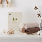 Susurration Muslin Cloths for Baby, 100% Cotton Baby Muslin Squares Cloths for Newborn Boy and Girl, Soft, Breathable and Extremely Absorbent Baby Muslin Burp Cloths, 60 x 60 cm, 5 Pack