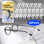 SMARTTOP Eyeglass Ear Grip-20 Pairs eye glasses ear grippers Anti-slip holders for ears,Silicone Ear Hook,glasses ear grip Retainer for Sports Glass Sunglasses Reading