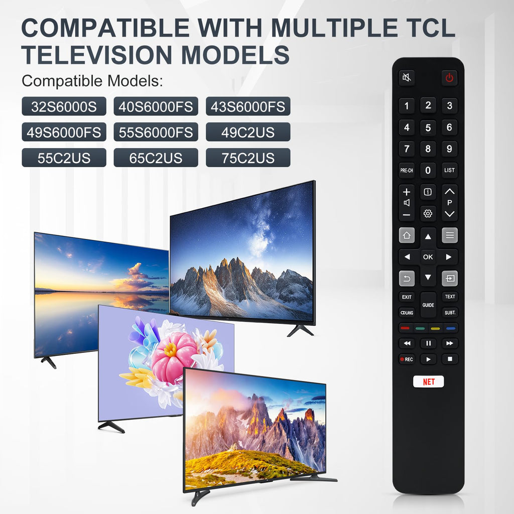Samsung Universal TV Remote Control – Samsung TV Remote Replacement with Netflix, Prime Video, Rakuten Buttons for All S amsung LED QLED UHD 4K 8K Smart TVs