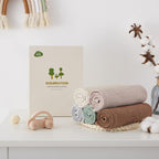 Susurration Muslin Cloths for Baby, 100% Cotton Baby Muslin Squares Cloths for Newborn Boy and Girl, Soft, Breathable and Extremely Absorbent Baby Muslin Burp Cloths, 60 x 60 cm, 5 Pack