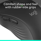 Logitech Signature M650 L Full Size Wireless Mouse - For Large Sized Hands
